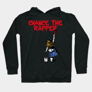 chance the ripper and red girl Hoodie